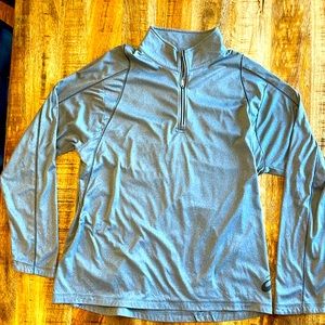 Asics loose fit 1/4 zip athletic shirt. Size XL